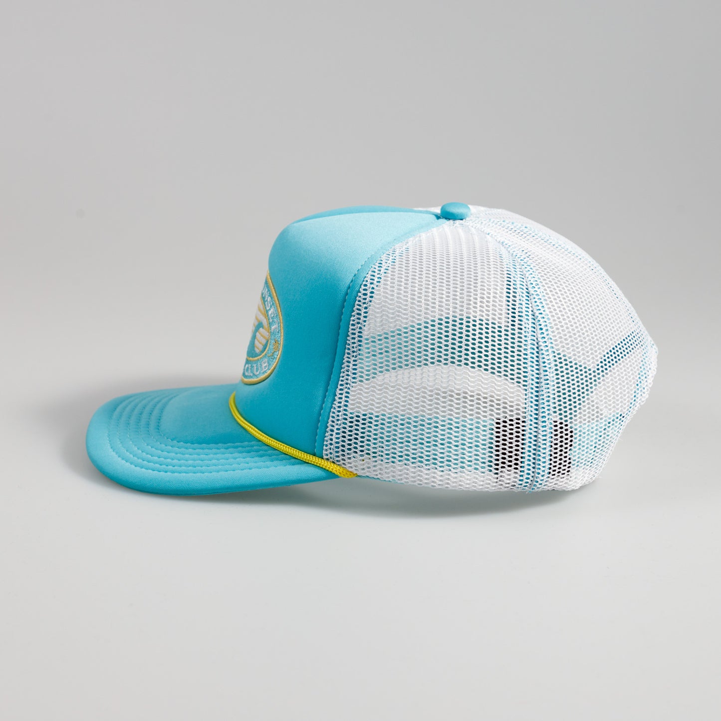 ItalianBach Beach Trucker Hat- White/Blue