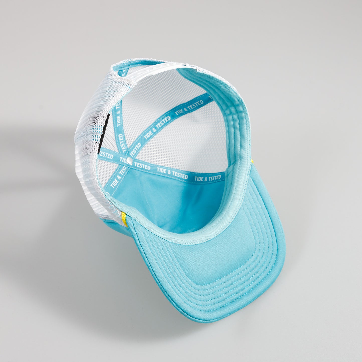 ItalianBach Beach Trucker Hat- White/Blue