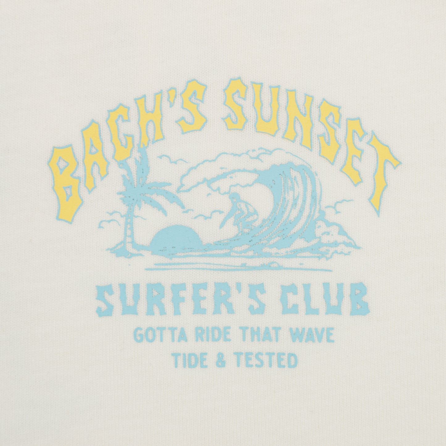 ItalianBach Beach Unisex Crop T-shirt - Off-White