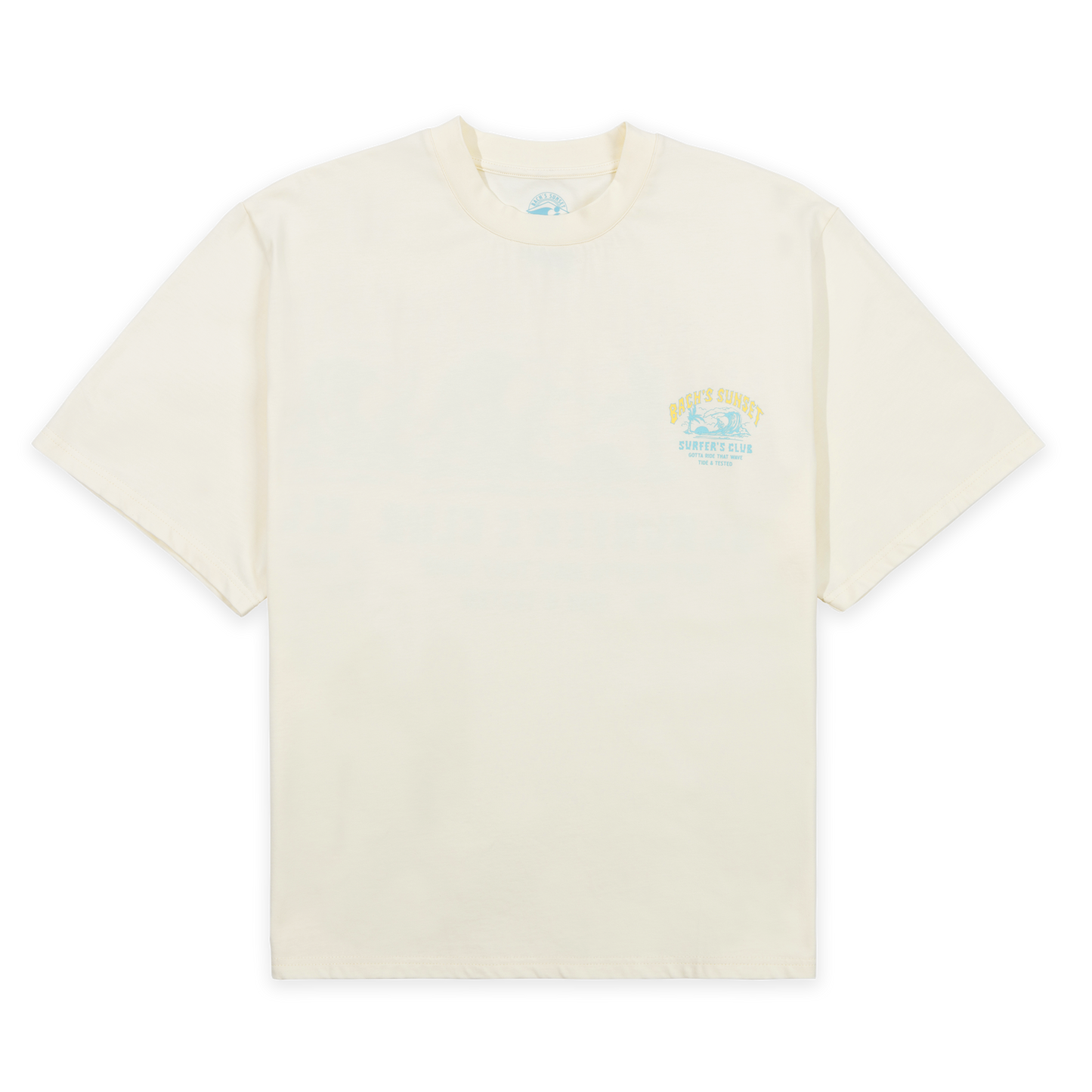 ItalianBach Beach Unisex Crop T-shirt - Off-White