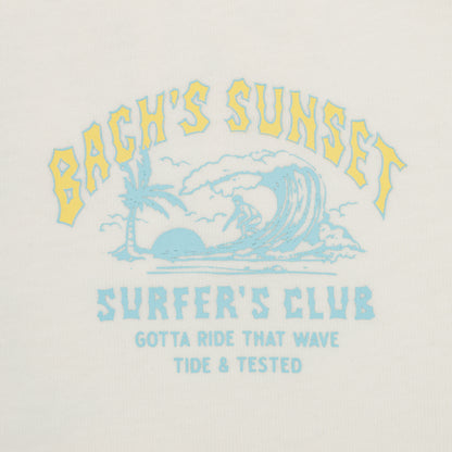 ItalianBach Beach Unisex Crop T-shirt - Off-White