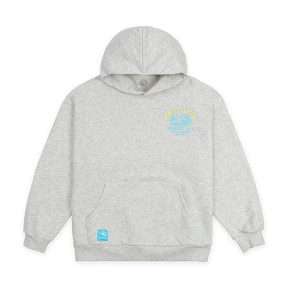 Bach's Sunset Crop Hoodie - Heather Gray